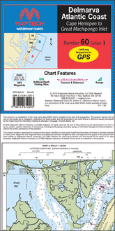 Delmarva Atlantic Coast Waterproof Chart, 1st Edition